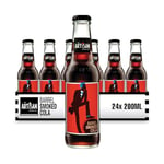 Barrel Smoked Cola by The Artisan Drinks Company - 200mlx24 Cola Bottles - Natural Ingredients - Classic Cola Taste with Cinnamon, Smoked Oakwood, Vanilla & Citrus - Rum Mixer, Bourbon Mixer