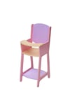 Olivia's Little World Nordic Wooden Doll High Chair 18"  Doll Furnitur