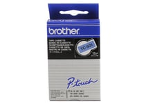Brother P-Touch 500 Brother Labeltape TC501 12mm blå/sort TC-501 (Kan sendes i brev) 40058033