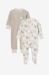 Ellos Collection - Pyjamasoverall Everly 2-pack - Beige