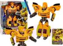 Lean Toys Auto-Robot 2In1 Transformation Sporty Geltona