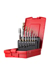 Dormer Borr- & gängtappssats DIN L114303 M3-M12 (E297+A002) 14 delar