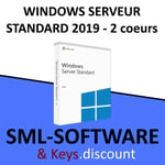 Microsoft Windows Server 2019 Standard - Licence - 2 Coeurs Supplémentaires - Oem - Apos, Pas De Support / Pas De Clé - Pour Primergy Rx4770 M4 Liquid Cooling)
