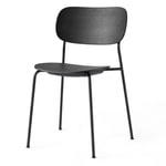 Audo Copenhagen Co Dining Chair, Black Oak / Steel Sort Eik Eikefanér