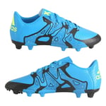 Adidas X 15.3 Fg Ag J Juniors Football Boots Blueblack S77891 Uk 4.5 Eu 37 1/3