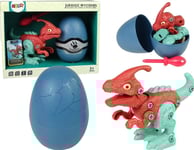 Lean Toys „Dinosaur Parasaurolophus“ Rinkinys Su „Pasidaryk Pats“ Kiaušinių Atsuktuvu