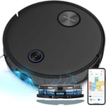 Proscenic - V10 - Aspirateur Robot Laveur 2 en 1-3000Pa-PathPro™ Laser Navigation-Aspirateur Laveur Sonique-App/Alexa/Siri/IFTTT