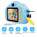 Interesting Lovely Best Kids Camera Toys Kids Digital Camera for Children 18MP HD with 32G Card 2.4 Inches Screen Dual Video Recorder Boys Girls Creative Gifts Gift (Color : Pink) ( Color : Blue )