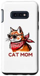 Coque pour Galaxy S10e Cat Mom Happy Mother's Day For Cat Lovers Family Matching