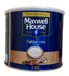 4x Maxwell House Coffee - Instant Cappuccino 1KG Metal Tin [Free UK Postage]
