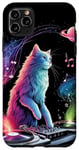 iPhone 11 Pro Max Cat DJ Electronic Beats of House Music Funny Space Case