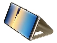 Samsung Clear View Standing Cover Ef-Zn950 - Étui À Rabat Pour Téléphone Portable - Or - Pour Galaxy Note8