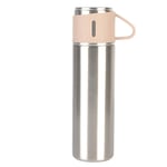 Water Bottle Outdoor Insulated Cold Water Bottle Vacuum Cup for Women Men Large Capacity 304 Stainless Steel Travel Portable Kettle Cup 500ML Steel color-insulation cup(cover cup dual-use models)500ml