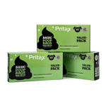 Pritax Bajspåsar Value Pack Basic 400pcs, 34x23cm, Svart