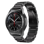 Metallarmband Till Samsung Gear S3 Frontier/S3 Classic Svart