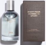 Zara Men's Night Pour Homme II Sport Eau De Parfum 100ml NEW BOXED SEALED