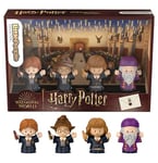 Fisher-Price Little People Collector Coffret Harry Potter à l’École des Sorciers en édition spéciale pour Les Adultes et Les Fans avec 4 Figurines, HVG45