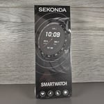 Sekonda Active Mens Smart Watch with Heart Rate Sleep Monitor Orange Strap