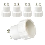 GU10 till E14 Adapter, Maximal Effekt 200W, 0~250V, 5-pack.