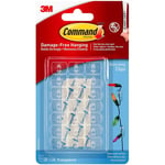3M  Command™ Clear Dekorklips Med Clear Strips