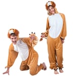 Boland 88021, Maskeraddräkt, Vuxen, Unisex, Djur, Djur, Svart, Brun, Vit