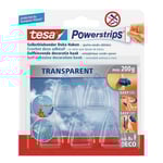 Tesa Självhäftande krok transparent 0,2kg UV-beständig | 5st