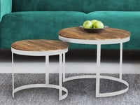 Soffbord Kaffbord 2 Set sidobord vardagsrum bordet runt