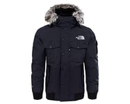 THE NORTH FACE Men Gotham Jacket - Black/High Rise Grey, X-Small