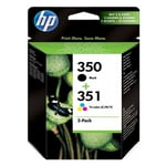 Hp No.350/351 Original Sd412ee Multipack Ink Cartridge (200 Pages)