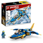LEGO NINJAGO Jay’s Lightning Jet EVO 71784, Upgradable Toy Plane, Ninja Airpl...