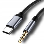 Câble Adaptateur USB-C Mini Jack 3.5mm AUX DAC 1.5m,JL2203