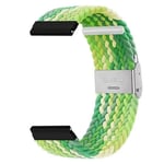 Flätat klockarmband Huawei Watch GT2 (42mm) - Gradient green