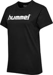 hummel Women's GO Cotton Logo T-Shirts Black