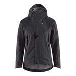 Asynja Jacket W's (Dam) - Lätt, vattentät skaljacka - Raven XL
