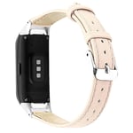 Samsung Galaxy Fit cowhide leather watch band - Beige