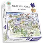 Map of North York Moors Jigsaw 1000 Piece Puzzle