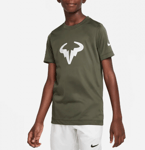 Nike NIKE Kids Rafa Tee Army Green Boys (M)