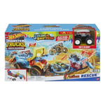 Hot Wheels Monster Trucks Arena Smashers Colour Shifters Rescue Playset