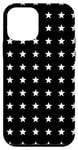 Coque pour iPhone 12 mini White Black Moonlight Star Sky Starry Pattern