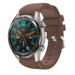 Silikonarmband Huawei Watch GT/GT 2 46mm/GT 2 Pro Brun