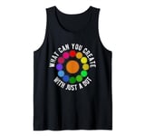 WHAT CAN YOU CREATE WITH JUST A Dot Creative Spiral Dot Tank Top