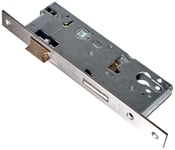 WILKA 1438000036 Tubular Frame Lock 1438 | Backset: 45 mm | Cuff: 245 mm Flat Stainless Steel | Pack of 1