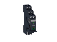 SCHNEIDER ELECTRIC RXG Plug-in benrelä med testknapp och lysdiod i uttag med varistor, 2 C/O 5A och 230VAC