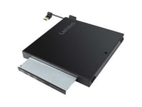 Lenovo Tiny IV DVD Burner Kit - Lecteur de disque - graveur de DVD - USB - externe - pour ThinkCentre M70; M70q Gen 2; M75q Gen 2; M80; M90; M90q Gen 2; ThinkStation P340; P350