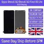 Oppo Reno5 5G CPH2145 /Reno6 CPH2251 /Find X3 Lite OLED LCD Screen Display Touch