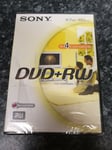 Sony DVD+RW Single Rewritable DVD-R 120 Minutes 4.7GB - New & Sealed - Free P&P