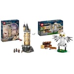 LEGO Harry Potter Hogwarts Castle Owlery, Building Toy for 8 Plus Year Old Kids, Girls & Boys & Harry Potter Hedwig at 4 Privet Drive, Buildable Toy for 7 Plus Year Old Kids, Girls & Boy