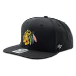 Keps 47 Brand NHL Chicago Blackhawks No Shot '47 CAPTAIN H-NSHOT04WBP-BKB Black