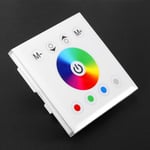 Wall Mounted Colorful RGBW LED Touch Panel Controler Dimmer Switch For LED Strip