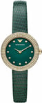 Emporio Armani Watch Two Hand Green Ladies